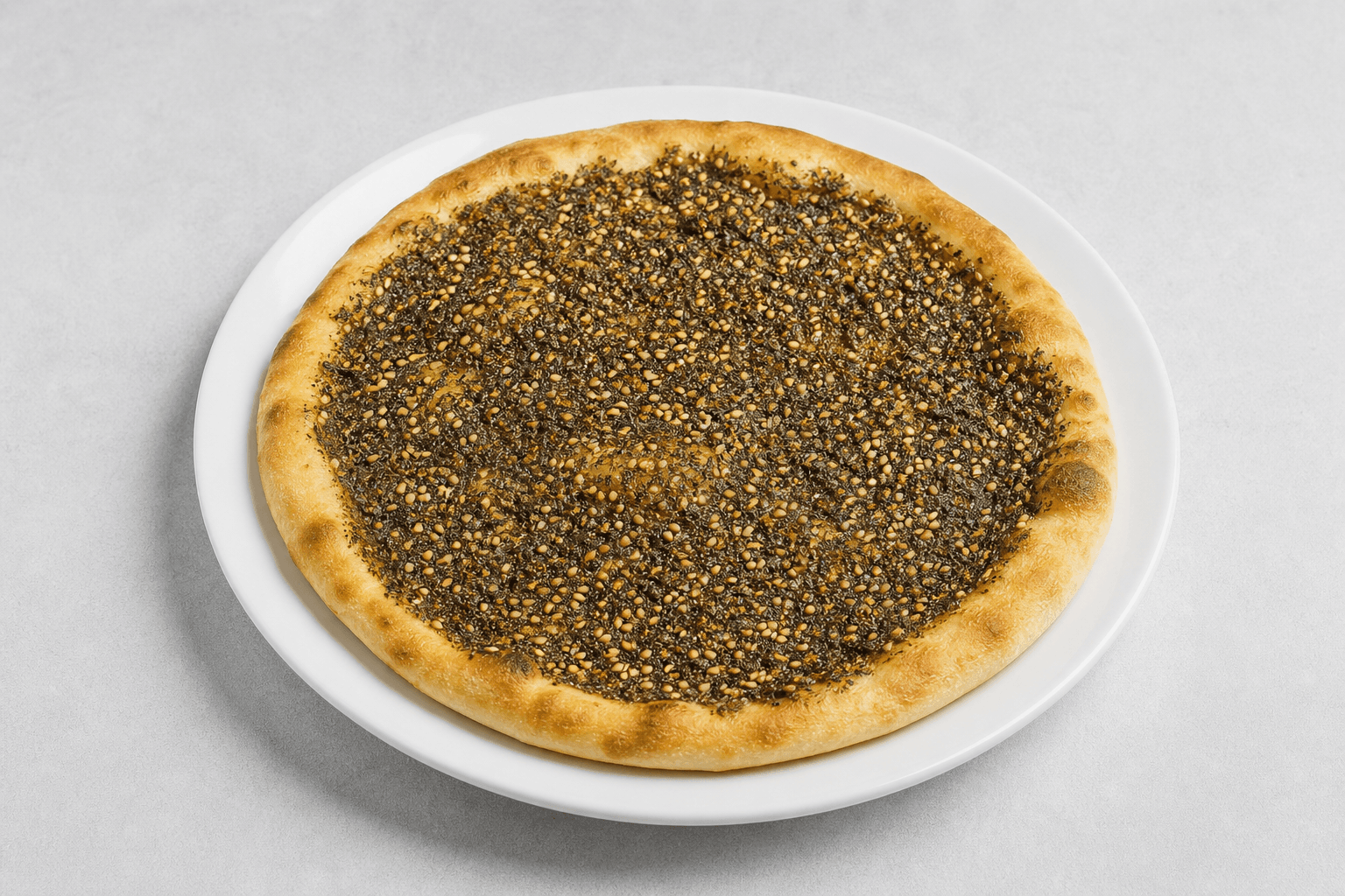 Photorealistic Manakish zaatar menu-main p02 food image by VDAMO