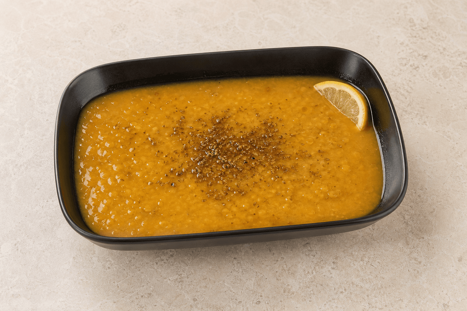 Photorealistic Middle Eastern lentil soup style 008 P02 food image by VDAMO