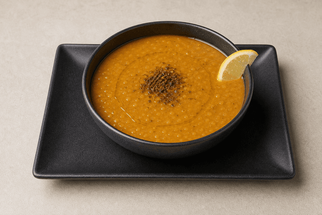 VDAMO food-afbeelding: Midden-Oosterse linzensoep 044 P02