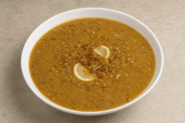 VDAMO food-afbeelding: Midden-Oosterse linzensoep 044 P04