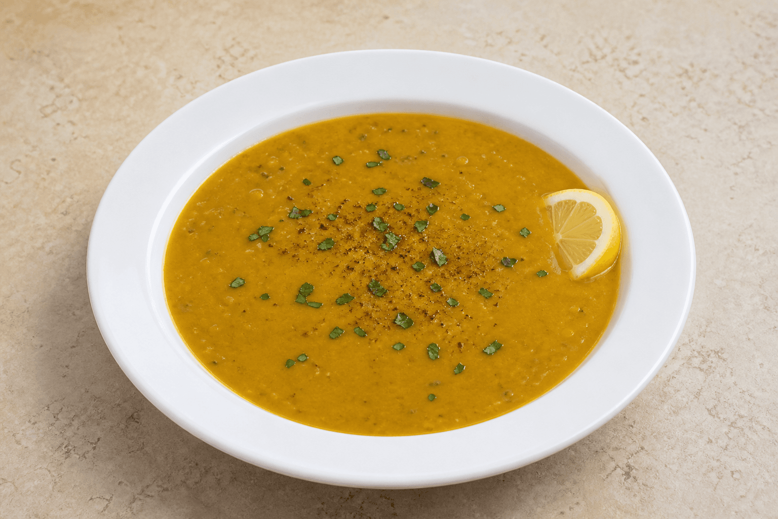 VDAMO Speisebild: Linsensuppe nach nahöstlicher Art 104 P01