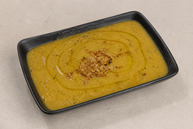 Photorealistic Middle Eastern lentil soup style 128 P02 food image by VDAMO