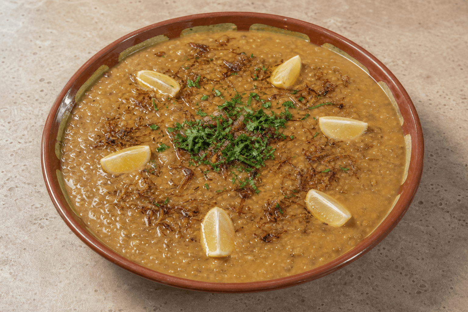 VDAMO Speisebild: Nahöstliche Linsensuppe 140 P10