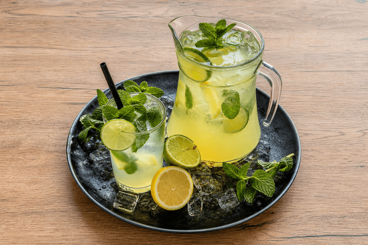Photorealistic LT Mint lemonade bar-drink menu-main p10 food image by VDAMO