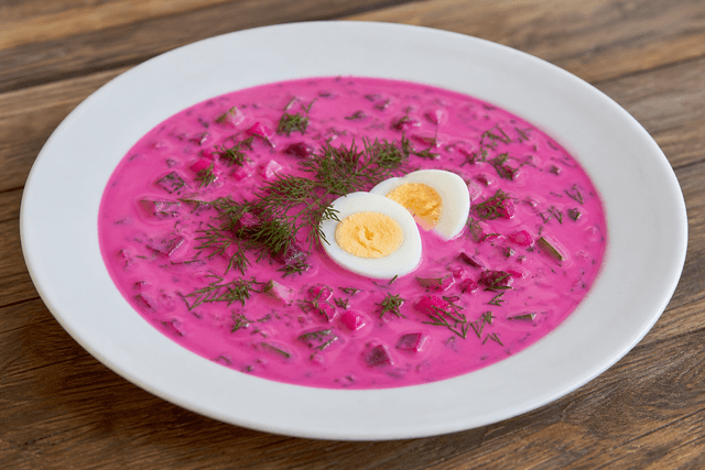 Photorealistic Šaltibarščiai menu-main food image by VDAMO