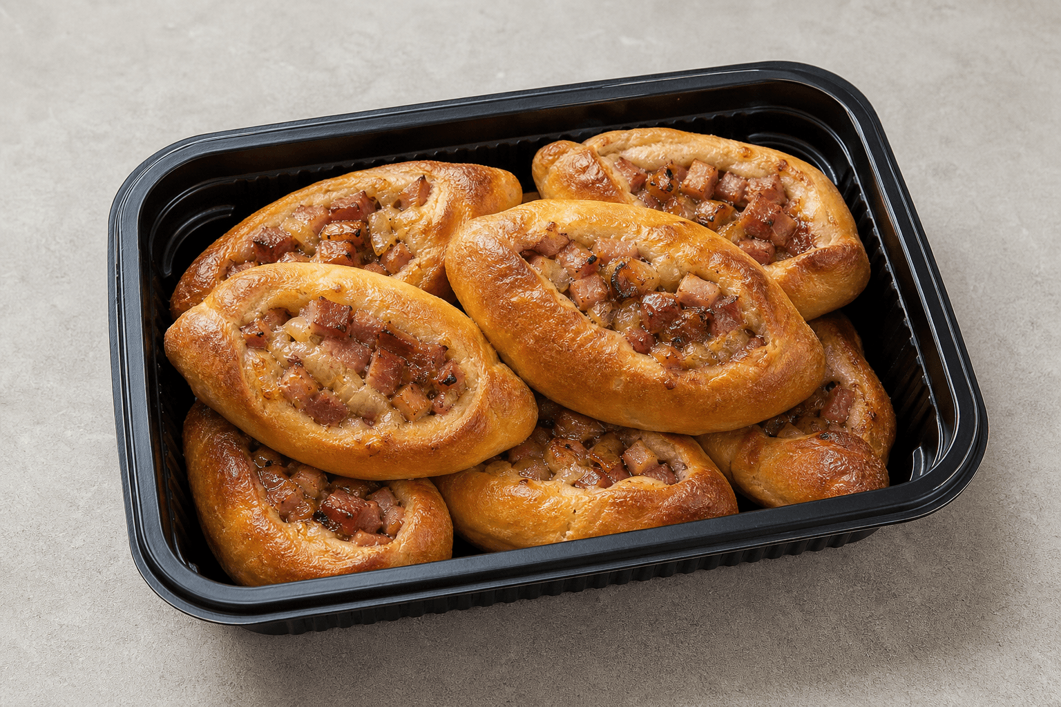 Photorealistic Latvian pīrāgi P06 food image by VDAMO