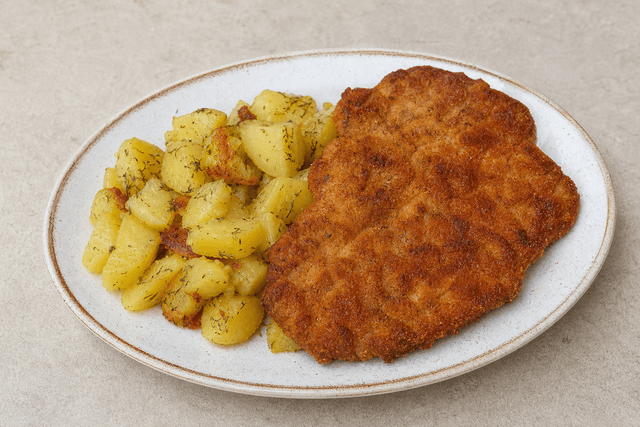 Photorealistic Latvian karbonāde menu-main p03 food image by VDAMO