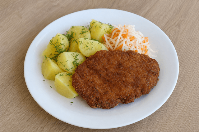 Photorealistic Latvian karbonāde menu-main p09 food image by VDAMO