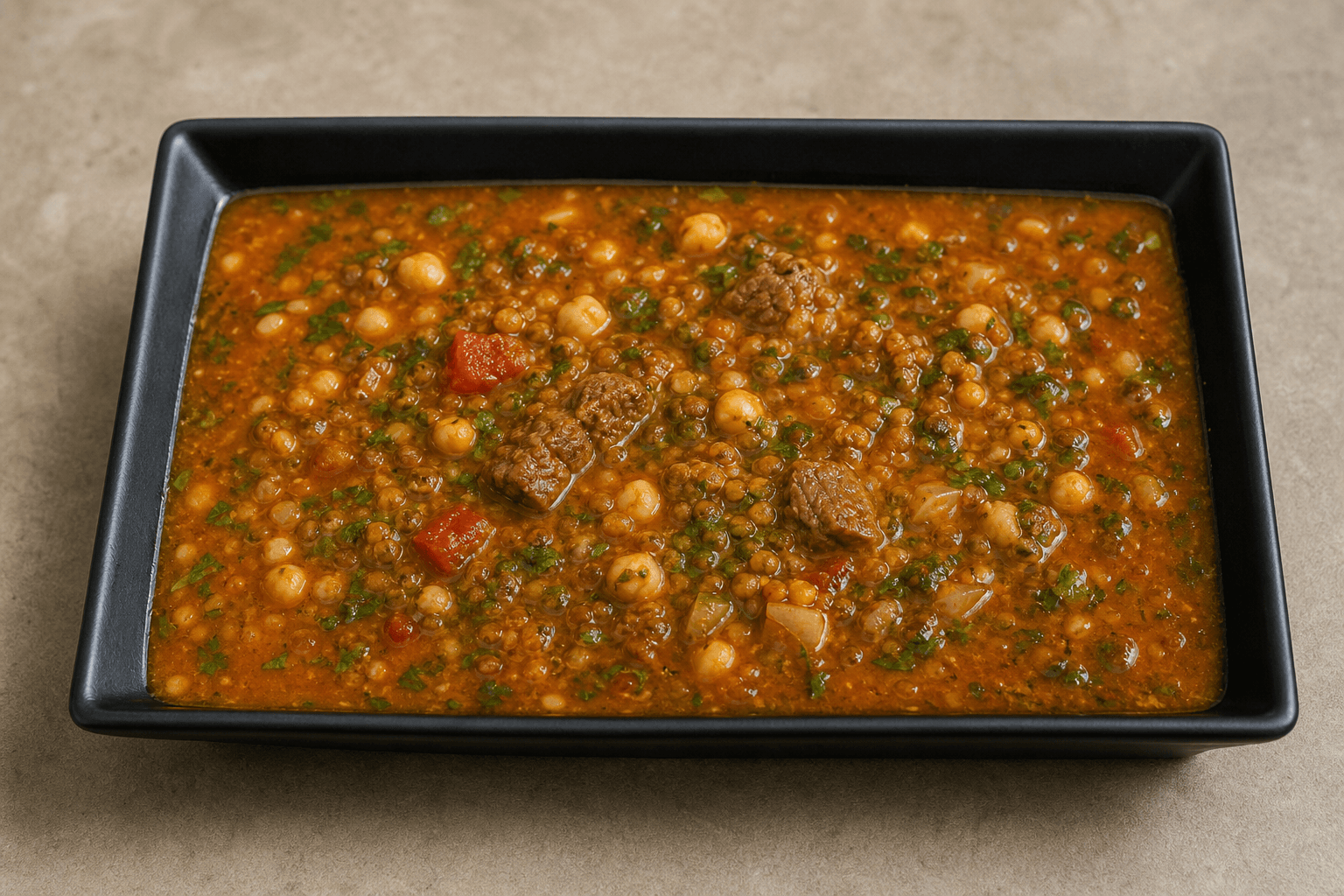 Photorealistic Harira P02 food image by VDAMO