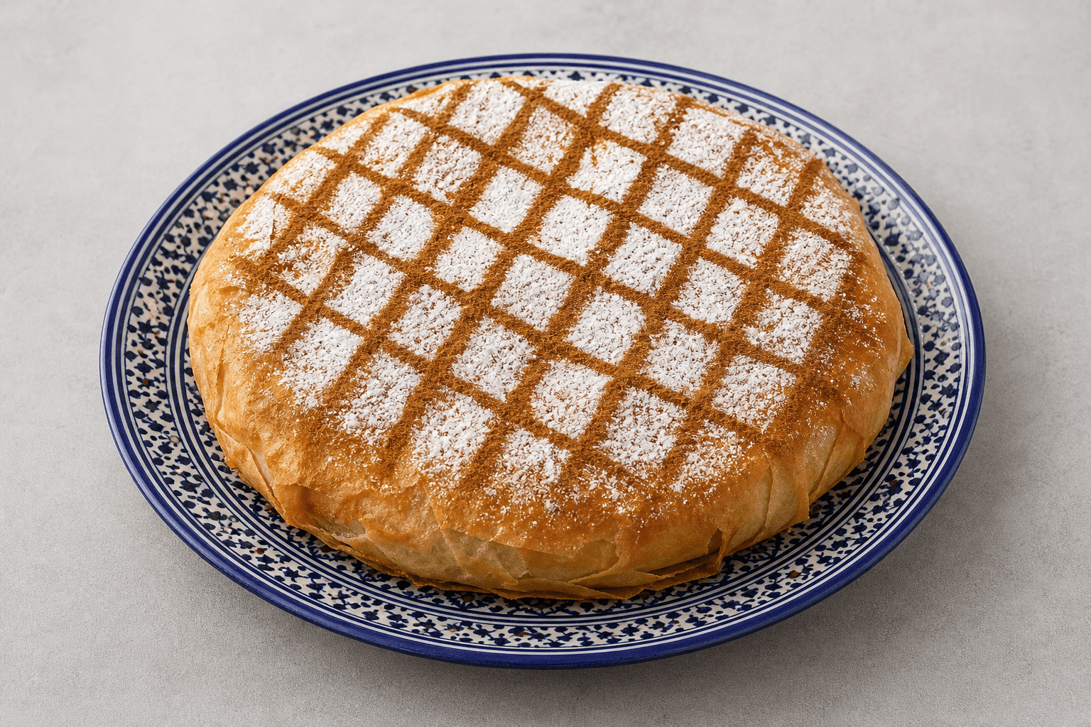 Photorealistic Chicken pastilla menu-main p03 food image by VDAMO