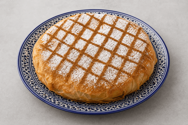 Photorealistic Chicken pastilla menu-main p03 food image by VDAMO