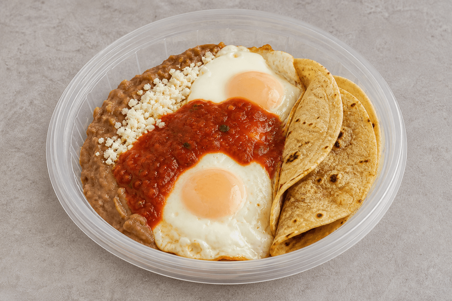 Photorealistic Mexican breakfast plate 024 P07 food image by VDAMO