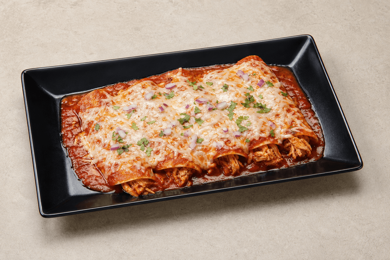 Photorealistic Enchiladas rojas P02 food image by VDAMO