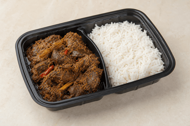 Photorealistic Malaysian beef rendang menu-main p06 food image by VDAMO