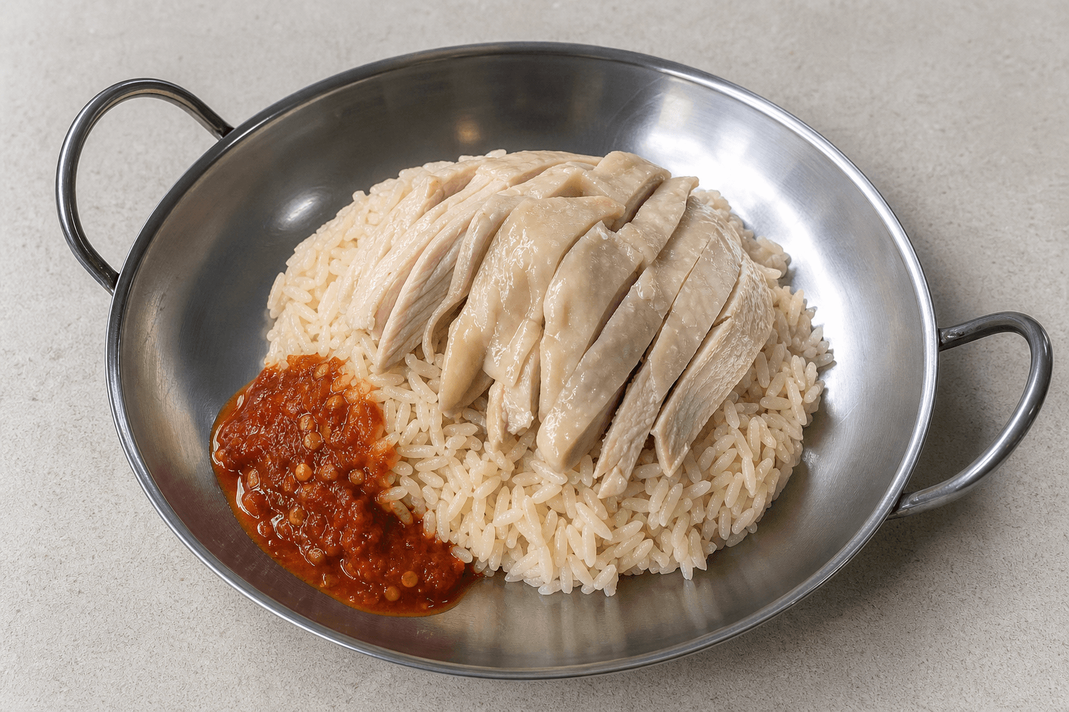 Photorealistic Malaysian chicken rice style 006 P05 food image by VDAMO