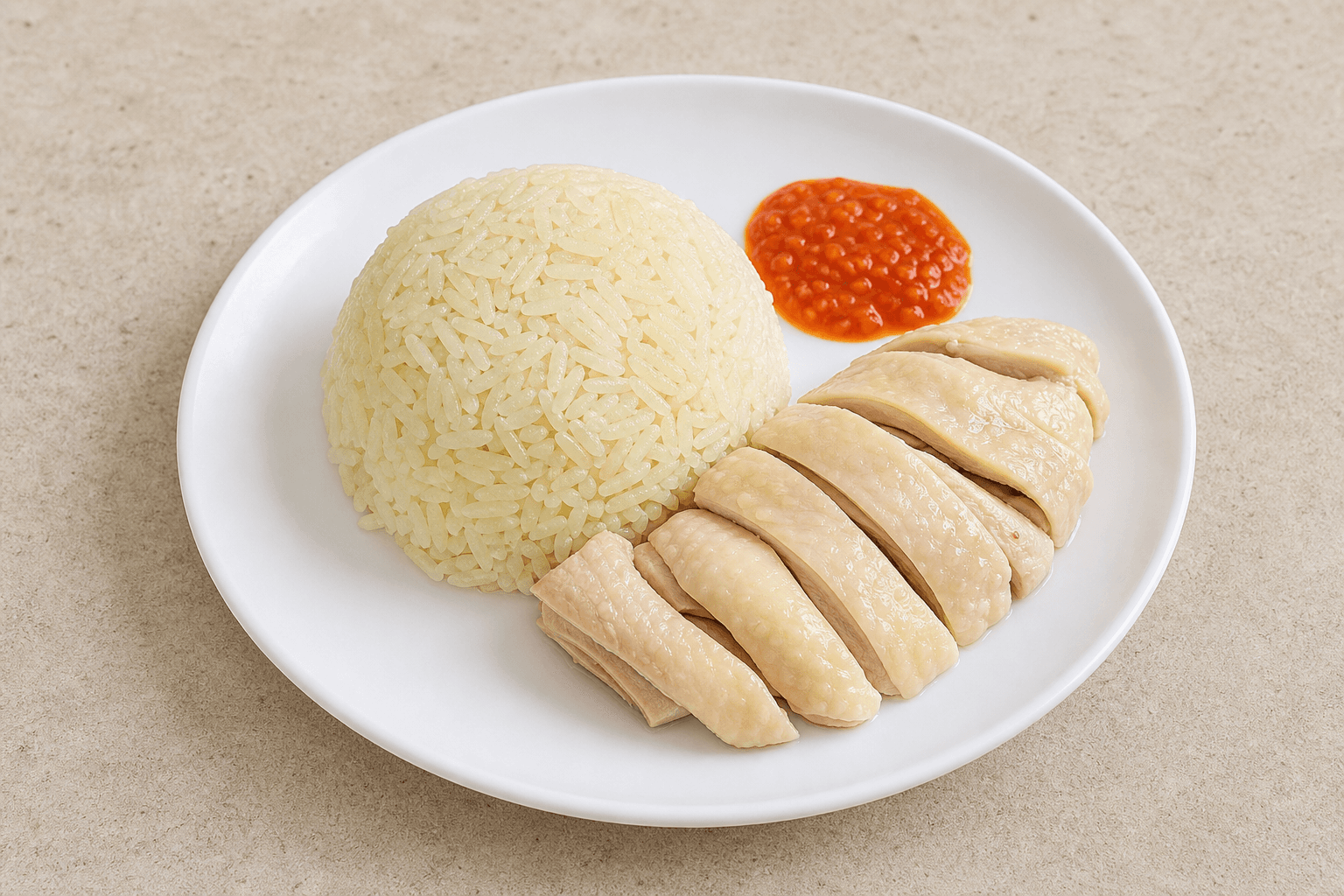 Photorealistic Malaysian chicken rice style 006 P09 food image by VDAMO