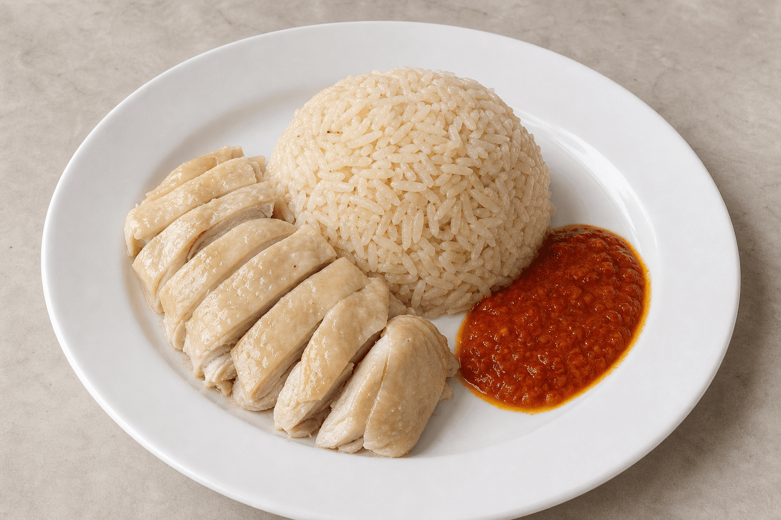 Imagen de comida VDAMO: Arroz con pollo malasio estilo 030 P01