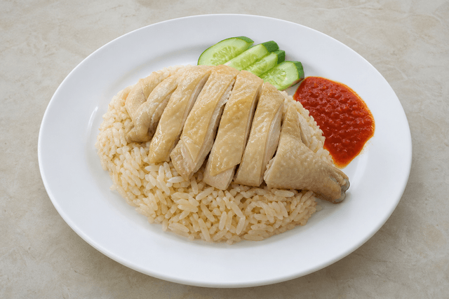 VDAMO の料理画像:マレーシア風チキンライス 078 P01