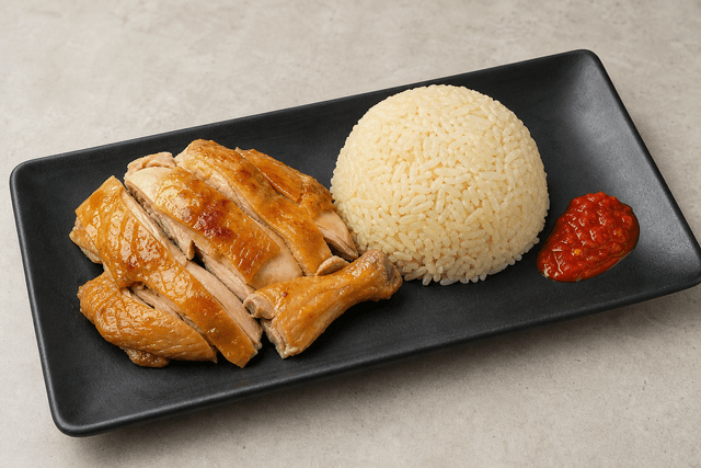 VDAMO の料理画像:マレーシア風チキンライス 078 P02