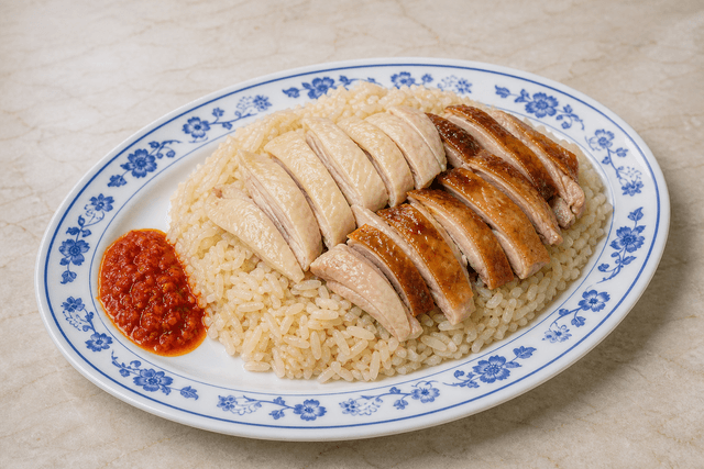 VDAMO の料理画像:マレーシア風チキンライス 078 P03