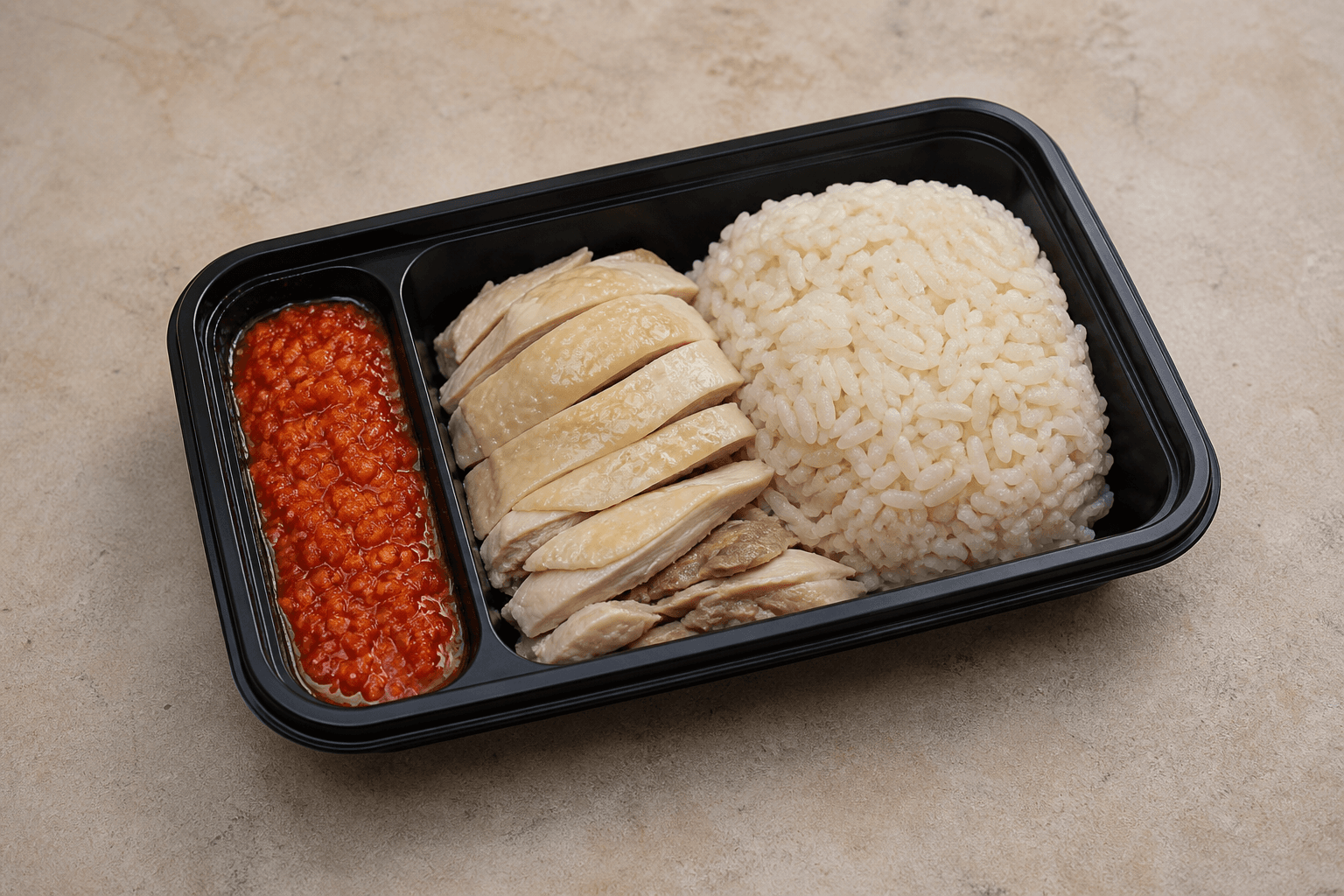 Photorealistic Malaysian chicken rice style 102 P06 food image by VDAMO