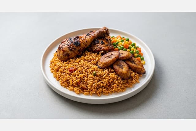Photorealistic Jollof rice menu-main p10 food image by VDAMO