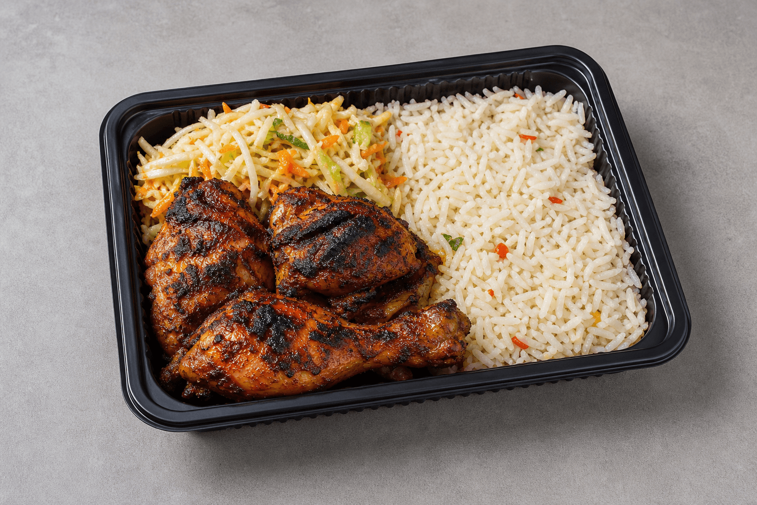 Photorealistic African grilled chicken 005 P06 food image by VDAMO