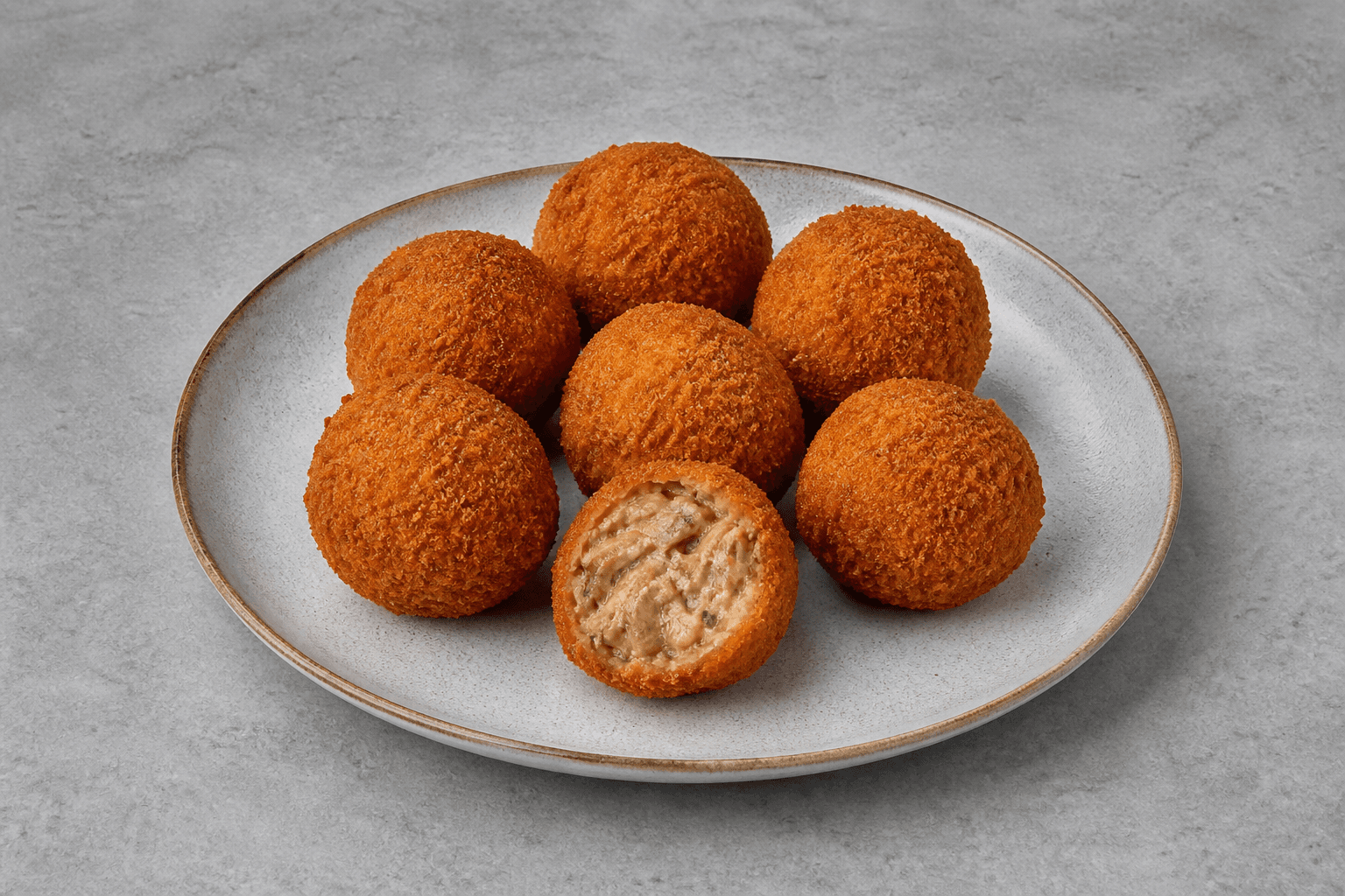 Photorealistic Bitterballen menu-main p07 food image by VDAMO