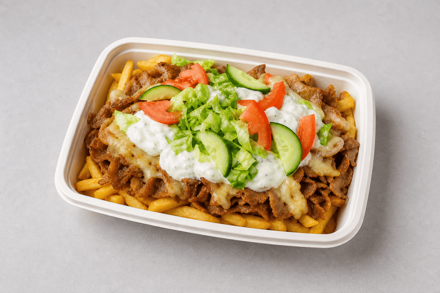 Photorealistic Kapsalon menu-main p02 food image by VDAMO