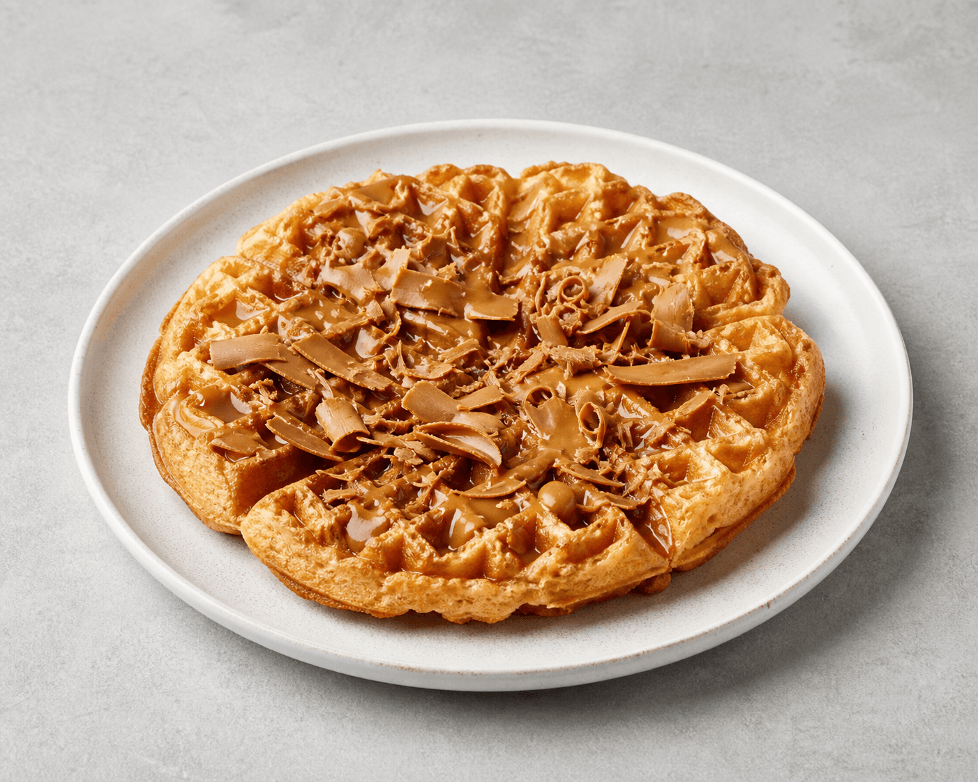 Photorealistic Brunost waffle menu-main p02 food image by VDAMO
