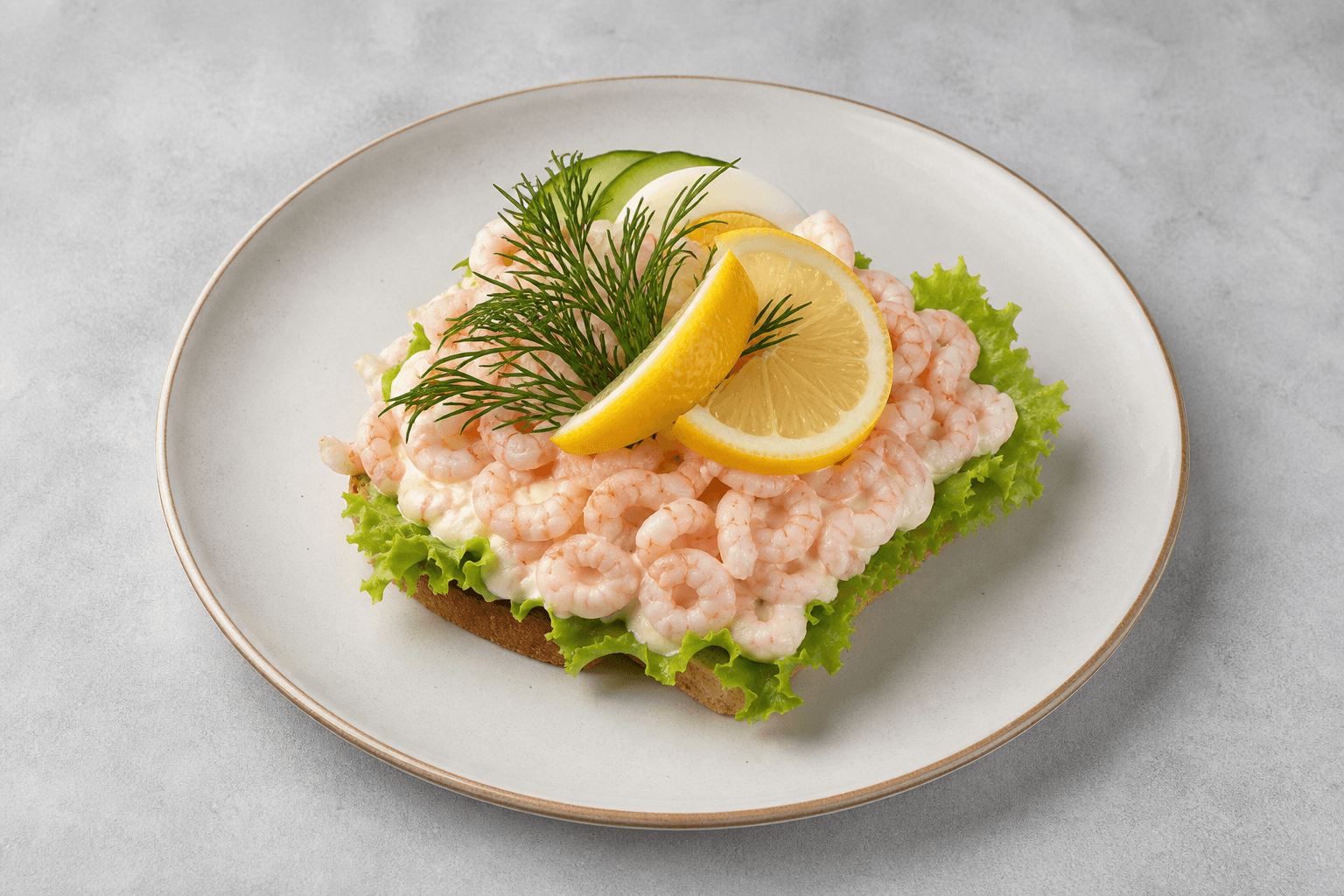 Photorealistic Rekesmørbrød menu-main p04 food image by VDAMO