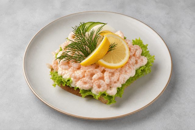 Photorealistic Rekesmørbrød menu-main p04 food image by VDAMO