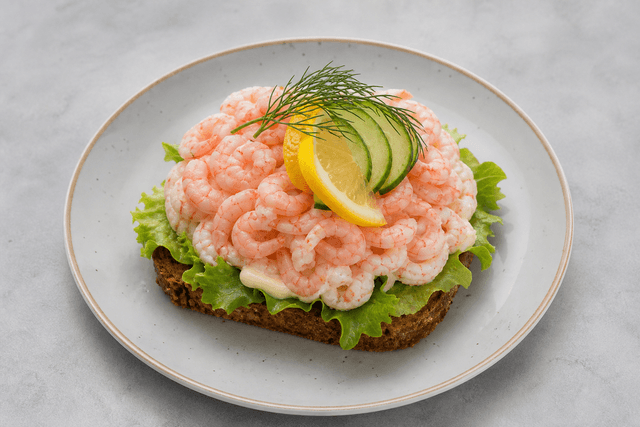 Photorealistic Rekesmørbrød menu-main p05 food image by VDAMO