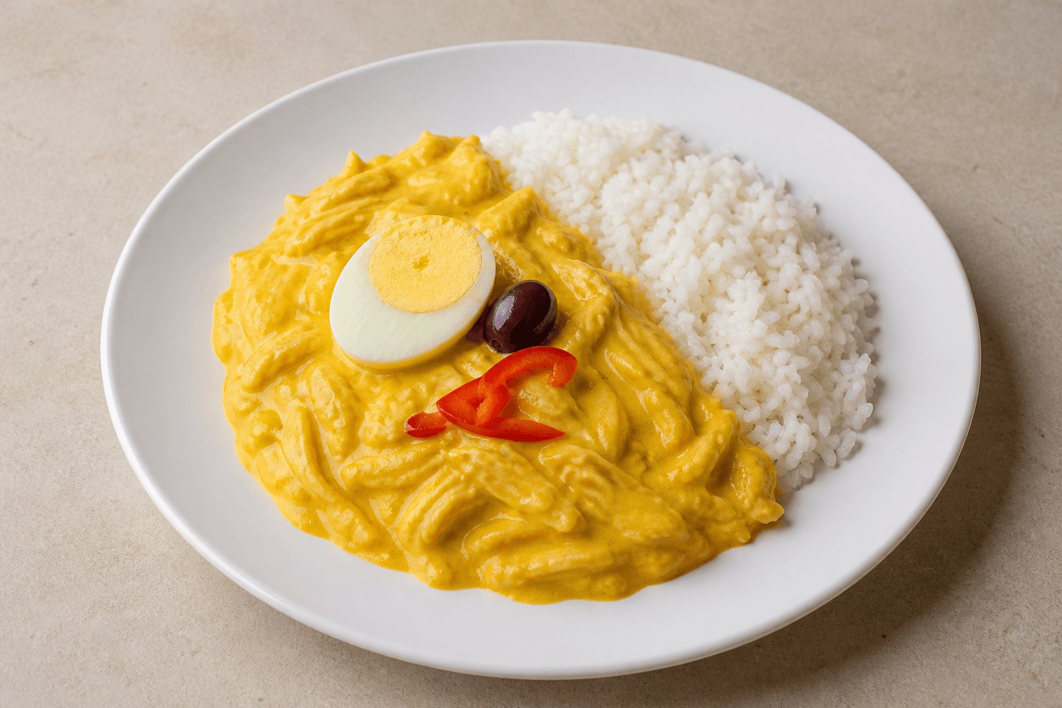 Photorealistic Aji de gallina menu-main p01 food image by VDAMO