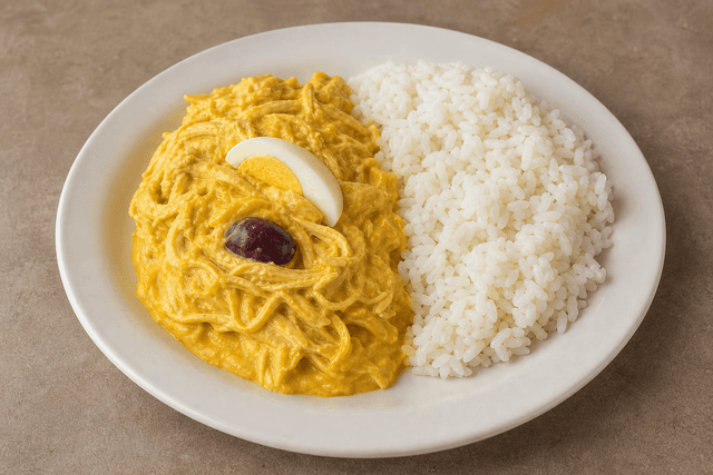 Photorealistic Aji de gallina menu-main p09 food image by VDAMO