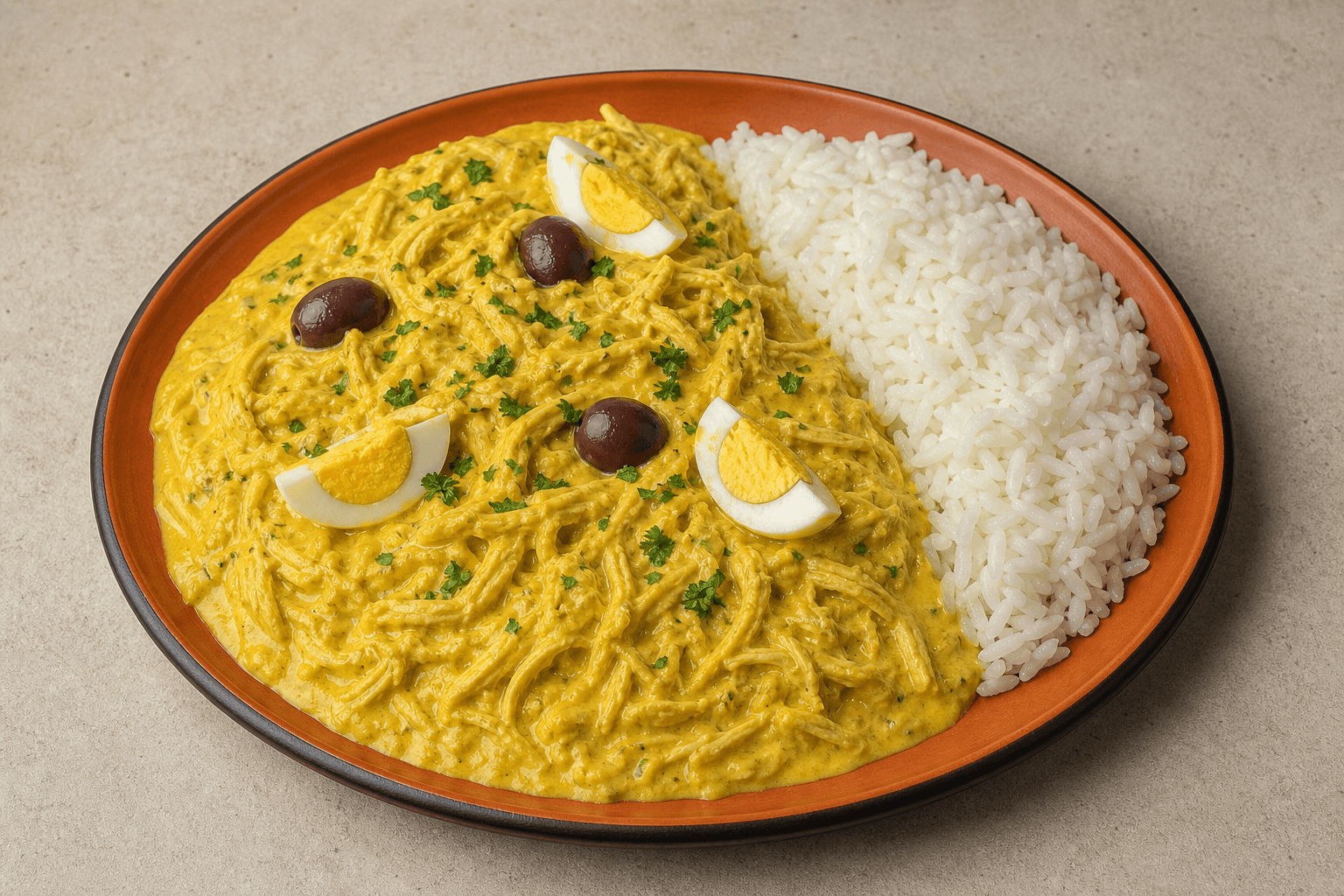 Photorealistic Aji de gallina menu-main p10 food image by VDAMO