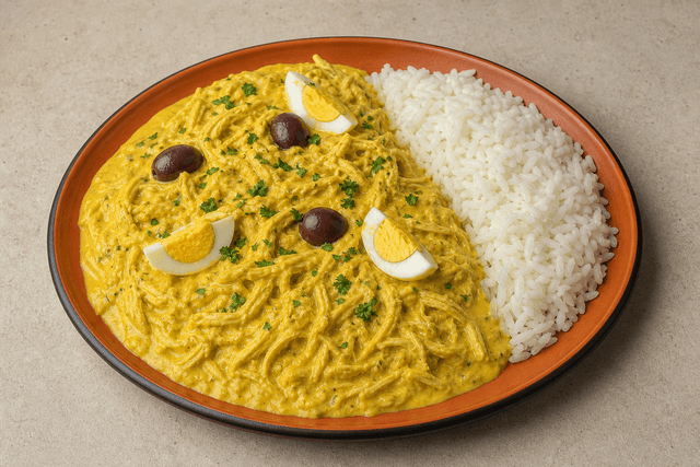 Photorealistic Aji de gallina menu-main p10 food image by VDAMO