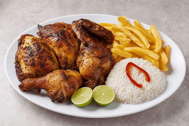 Photorealistic Latin grilled chicken style 009 menu-main p03 food image by VDAMO