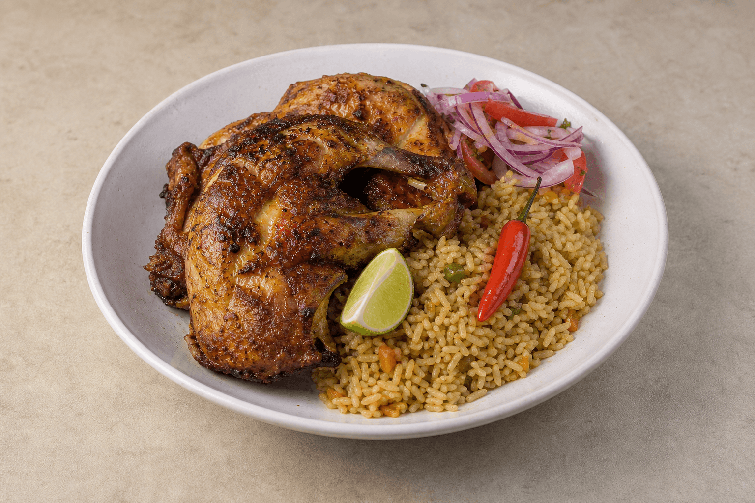 Imagen de comida VDAMO: Pollo a la parrilla estilo latino 069 P04