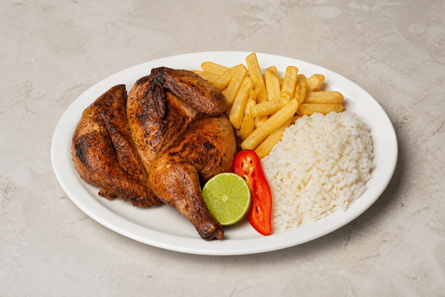 VDAMO food-afbeelding: Gegrilde kip in Latijnse stijl 081 P03