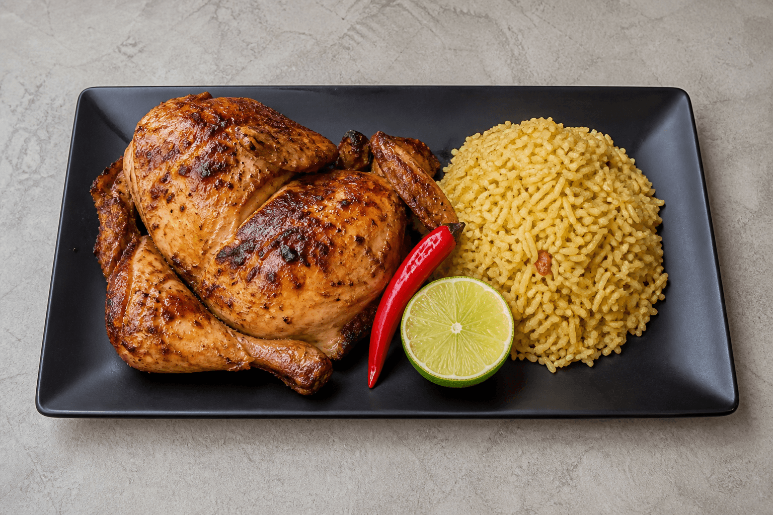 VDAMO food-afbeelding: Gegrilde kip in Latijnse stijl 093 P02