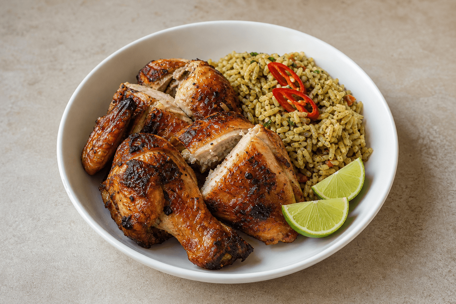 Imagen de comida VDAMO: Pollo a la parrilla estilo latino 093 P04