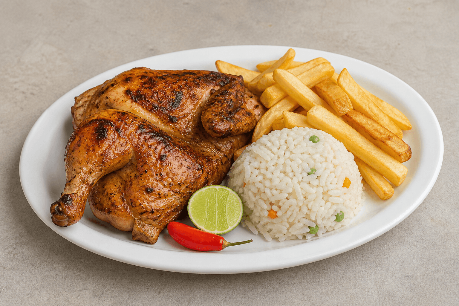 Gambar makanan Ayam panggang gaya Latin 105 P03 oleh VDAMO