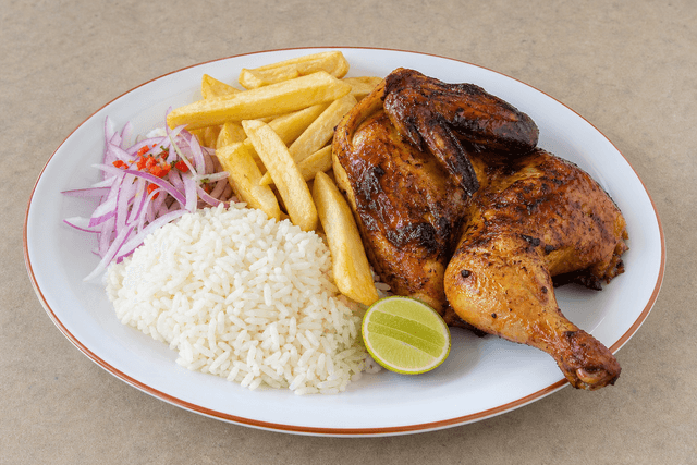 Photorealistic Latin grilled chicken style 129 menu-main p03 food image by VDAMO