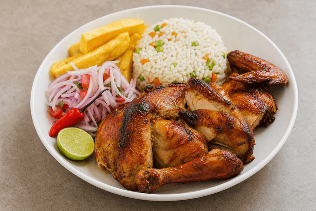 Photorealistic Latin grilled chicken style 129 menu-main p04 food image by VDAMO