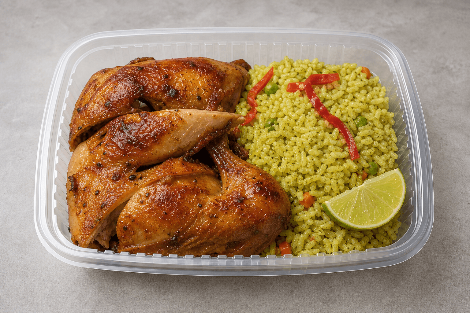 Photorealistic Latin grilled chicken style 129 P07 food image by VDAMO