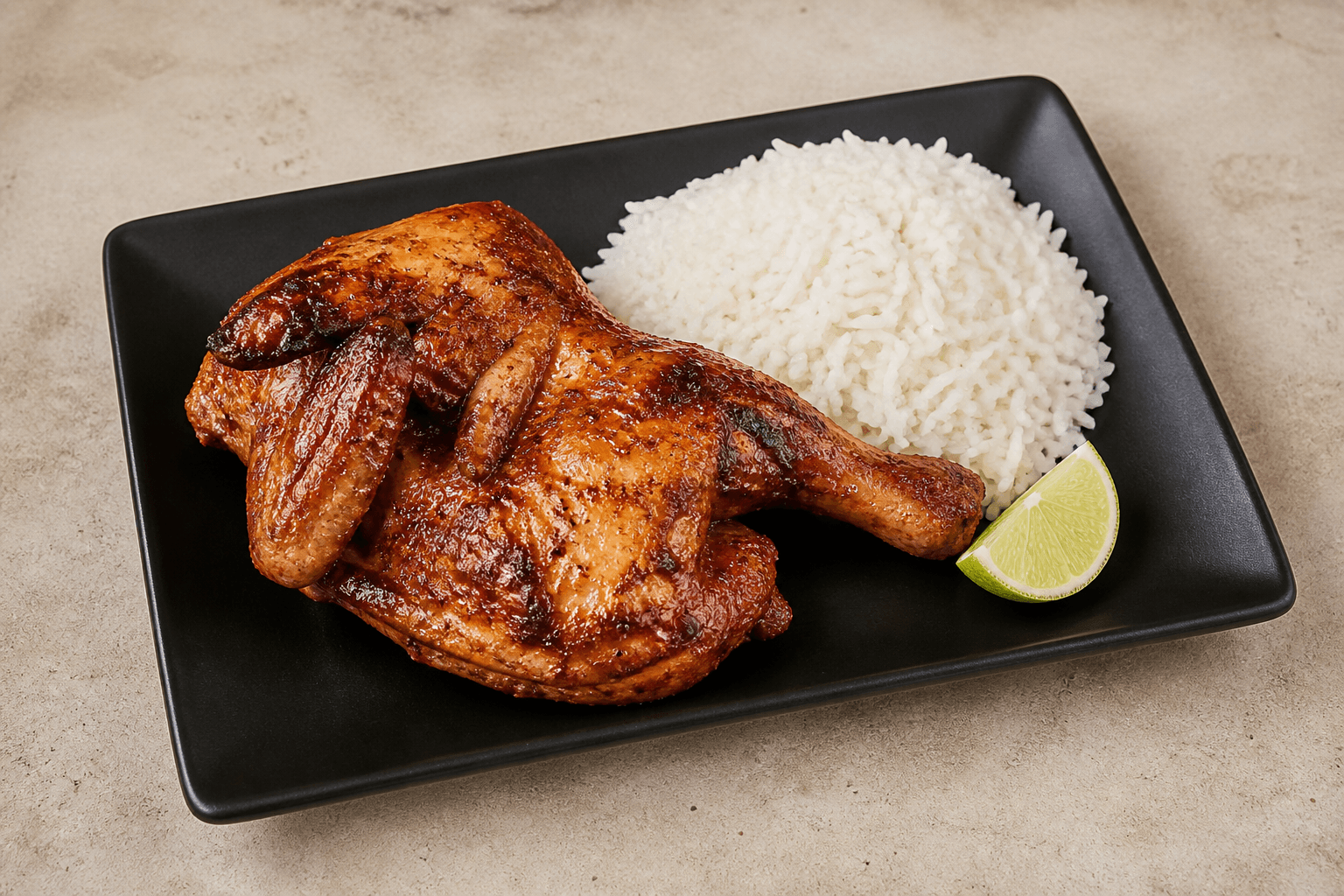 Photorealistic Latin grilled chicken style 165 P02 food image by VDAMO