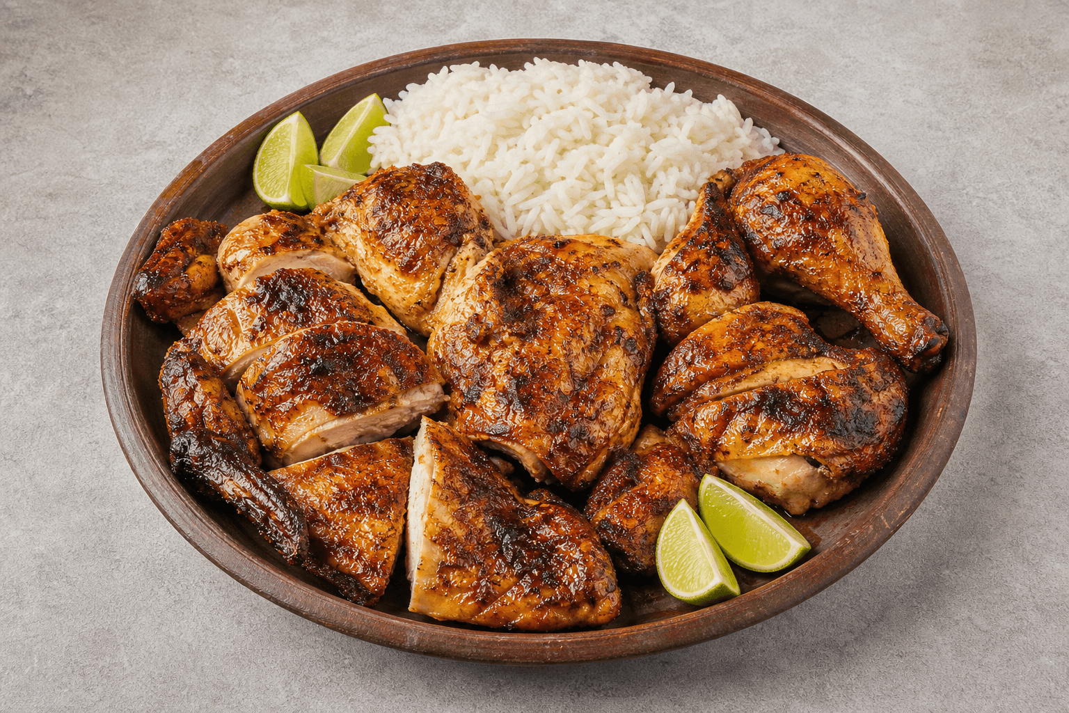 Photorealistic Latin grilled chicken style 165 P10 food image by VDAMO