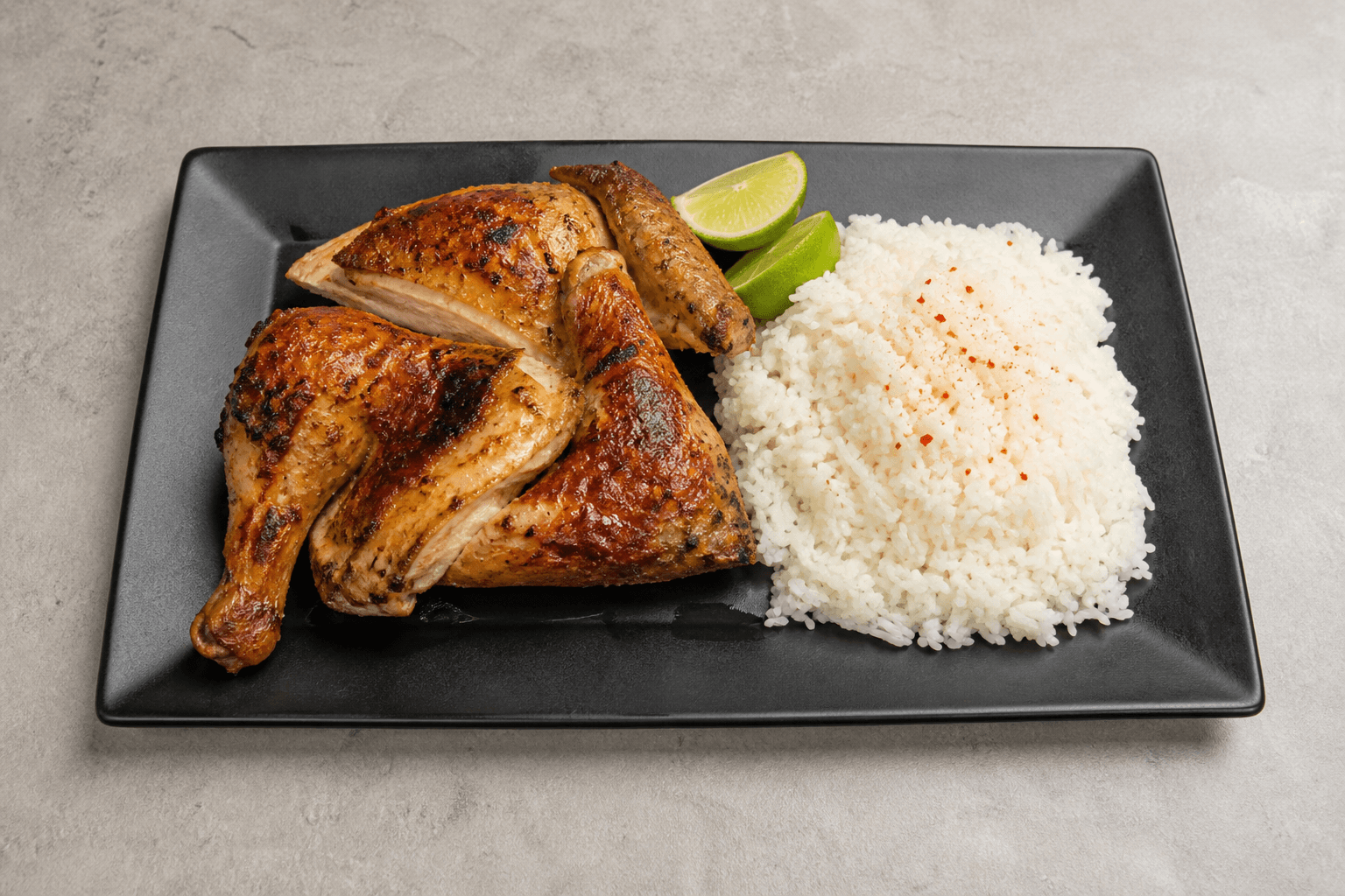 Photorealistic Latin grilled chicken style 177 P02 food image by VDAMO
