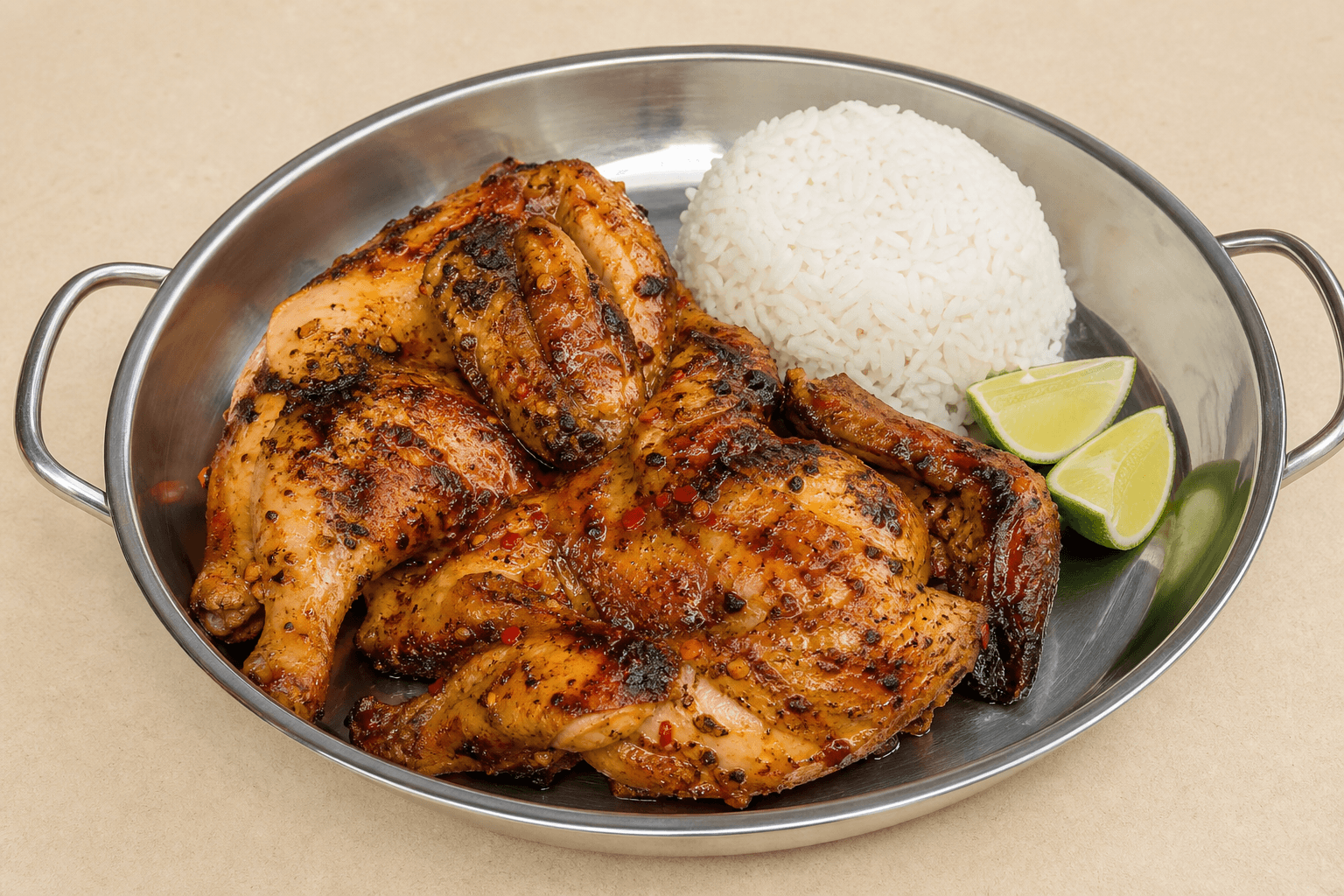Photorealistic Latin grilled chicken style 177 P05 food image by VDAMO